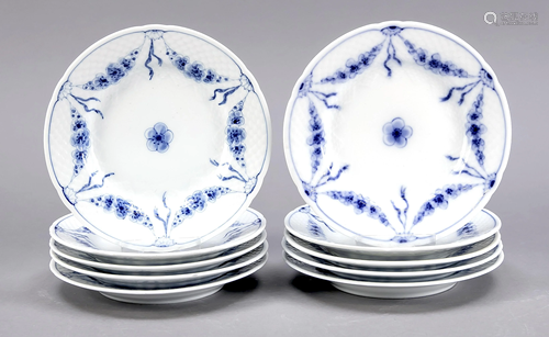 Ten bread plates, Bing & GrÃ¶ndahl, C