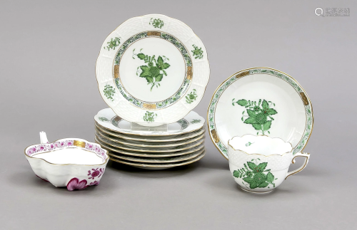 Herend set of 10 pieces, 20th centur