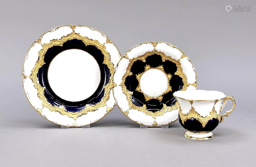 Coffee set, 3-piece, Meissen, after