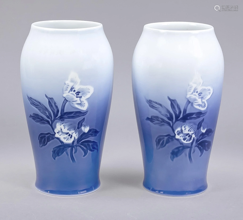 Pair of vases, Bing & GrÃ¶ndahl, Cope