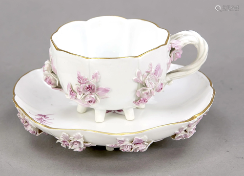 Cup with saucer, Meissen, Knauff-Sch