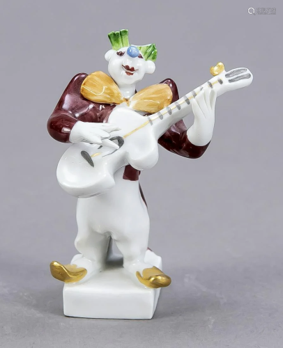 Guitarist, Meissen, end of 20th c.,