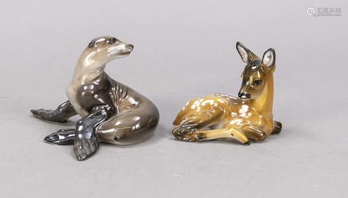 Bambi and seal, Rosenthal, mark afte