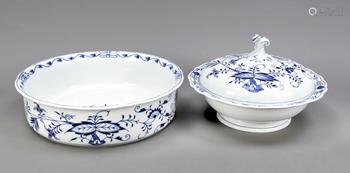 Two serving pieces Meissen, 1970-80s