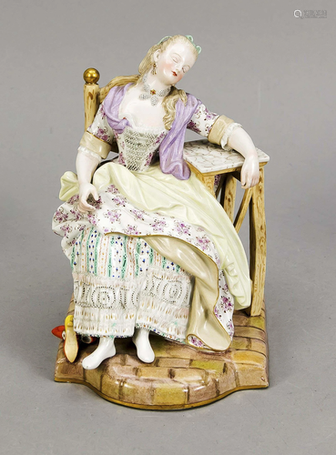 The Sleeping Louise, Meissen, brand