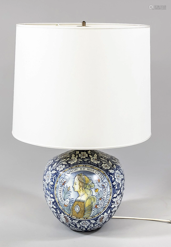 Table lamp, Italy, 20th c., lamp bas