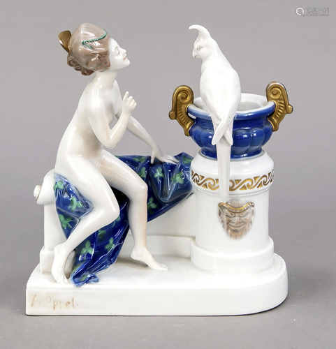 Venus with parrot, Rosenthal, Selb-b