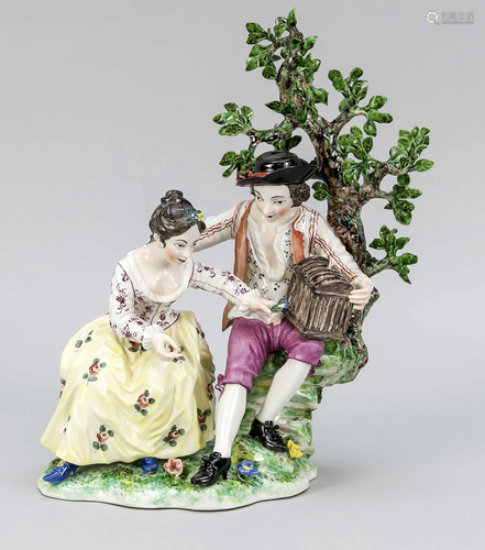 Lovers with birdcage, Nymphenburg af