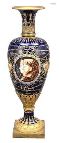 Rare Empire vase, Sevres, France, da