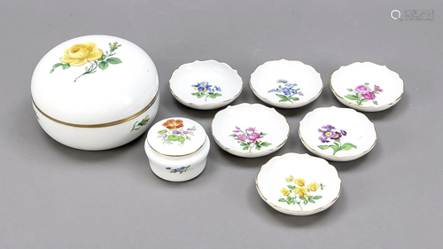 Mixed lot Meissen,. 20th century, po