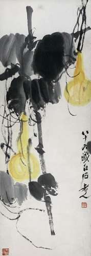 The Gourd，by Qi Baishi