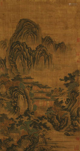 Chinese Landscape Painting by Guo Zhongshu