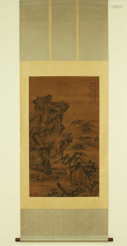 Chinese Landscape Painting by Tang Yin