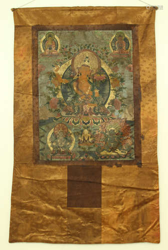 The Tibetan Tangka of Manjushri