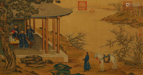 Chinese Figure Painting by Giuseppe Castiglione