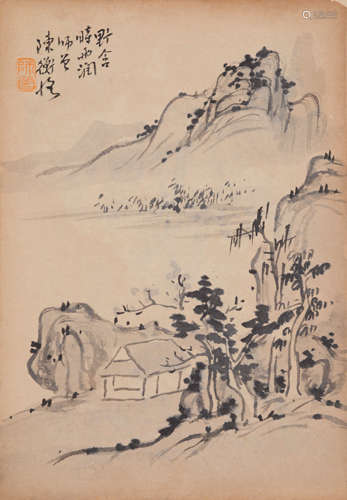 陈师曾 山水小品