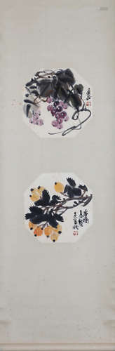 A Wu changshuo's painting