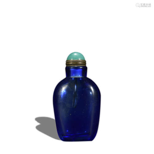 A glassware snuff bottle