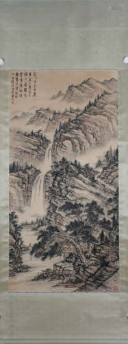 A Huang junbi's landscape painting