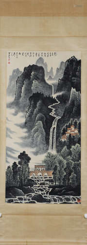 A Li keran's landscape painting