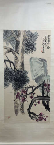 A Wu changshuo's painting