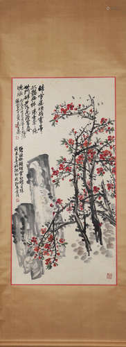 A Wu changshuo's floral painting