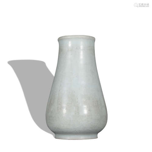 A officer glazed vase