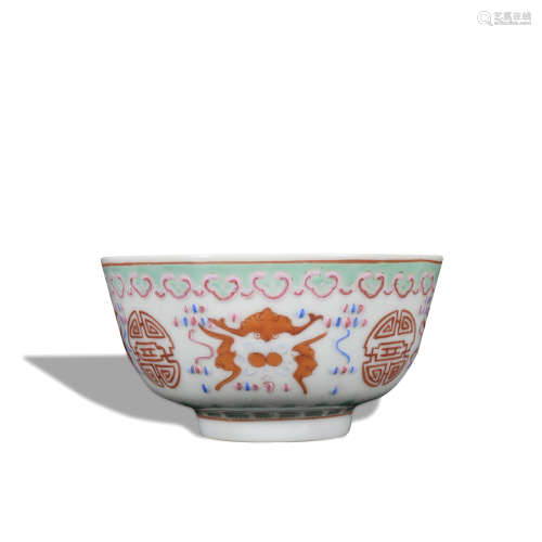 A Wu cai 'bats' bowl