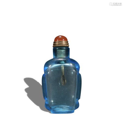 A glassware snuff bottle
