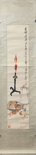 A Qi baishi's painting