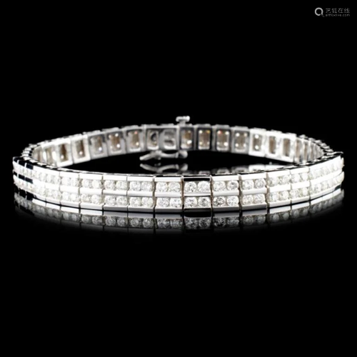 14K Gold 5.00ctw Diamond Bracelet