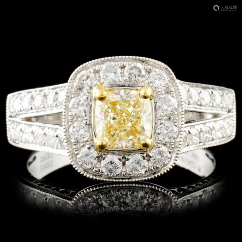 18K Gold 1.22ctw Diamond Ring