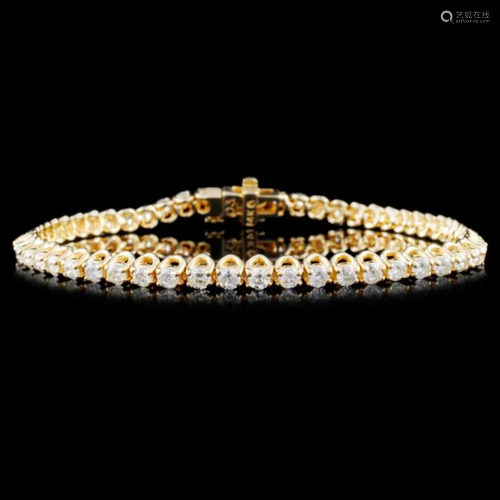 14K Gold 3.00ctw Diamond Bracelet