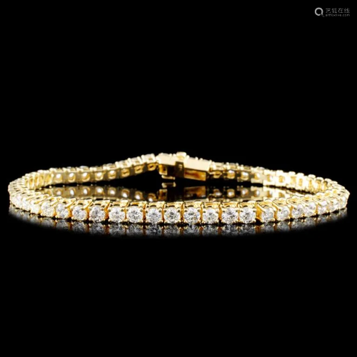 14K Gold 3.50ctw Diamond Bracelet