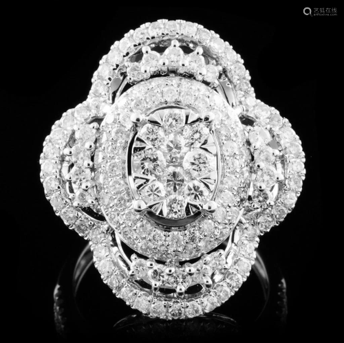 18K White Gold 2.02ct Diamond Ring