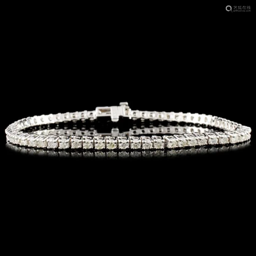 14K Gold 3.00ctw Diamond Bracelet