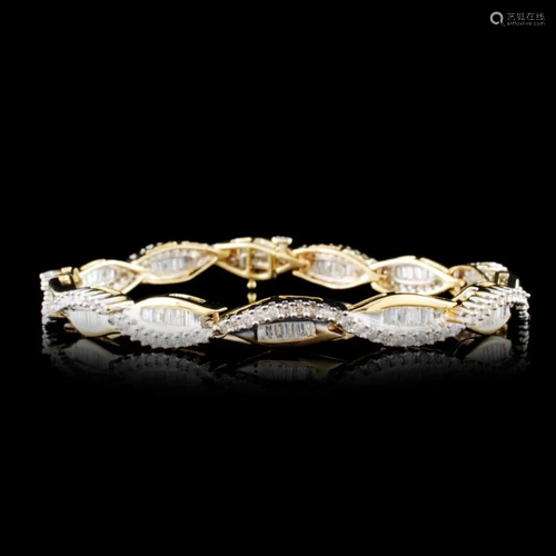 14K Gold 2.61ctw Diamond Bracelet