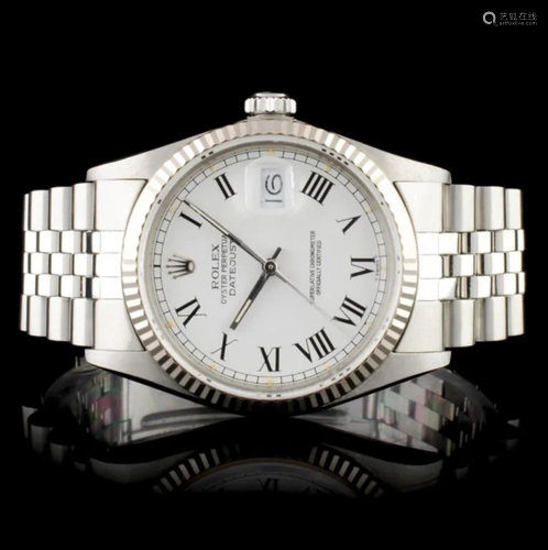 Rolex DateJust 18K & Stainless Steel Watch