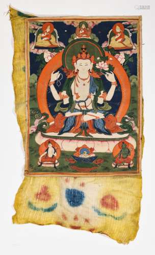 CHINESE THANGKA, QING DYNASTY