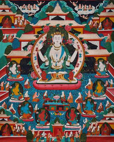 CHINESE THANGKA, QING DYNASTY