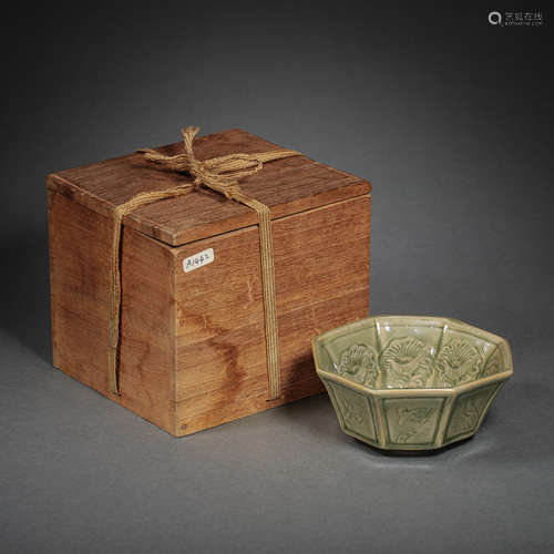 YAOZHOU WARE GREEN GLAZE BRUSH WASH, NORTHERN SONG DYNASTY, ...