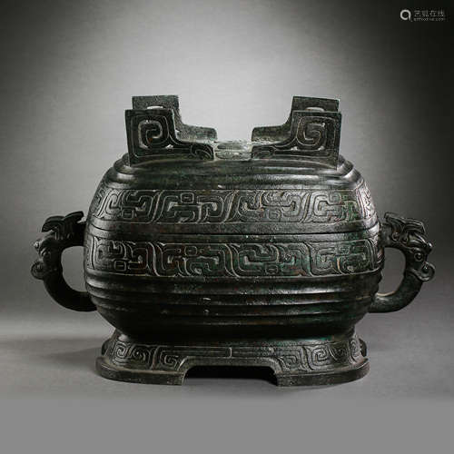 CHINESE BRONZE, WESTERN ZHOU DYNASTY