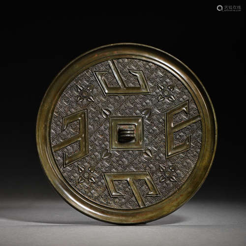 BRONZE MIRROR, HAN DYNASTY, CHINA