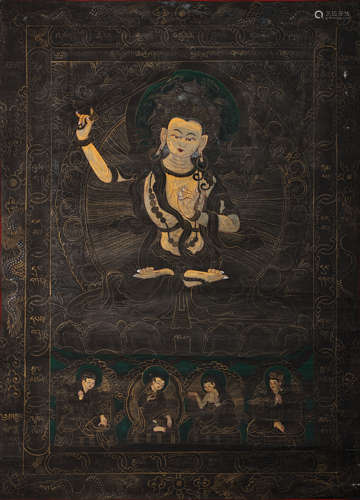 CHINESE THANGKA, QING DYNASTY