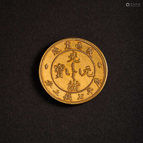 CHINESE PURE GOLD COIN, GUANGXU PERIOD