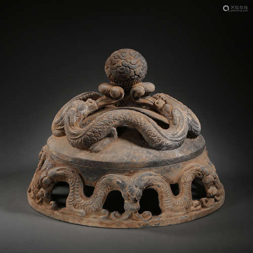 CHINESE TANG DYNASTY STONE INCENSE BURNER