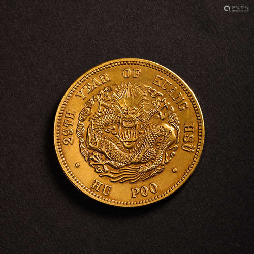 CHINESE PURE GOLD COIN, GUANGXU PERIOD