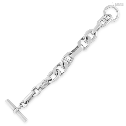 A CHAIN Dâ€™ANCRE BRACELET, HERMES PARIS in silver,