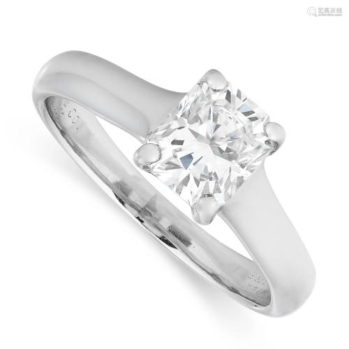 A LUCIDA SOLITAIRE DIAMOND ENGAGEMENT RING, TIF…