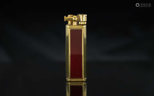 Dunhill - Ladies Superb Gold Plated Stylish Cigarette Lighte...